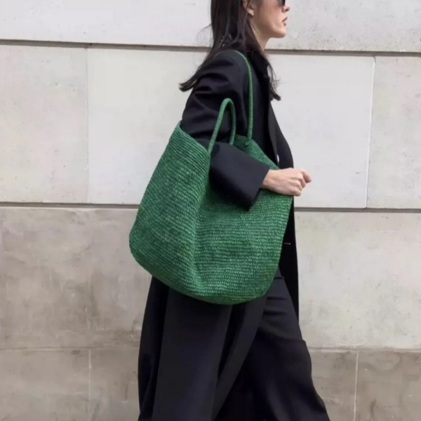 Luxury Bags Of 2026 - 2026 Nieuwe Grote Handgemaakte Geweven Tote