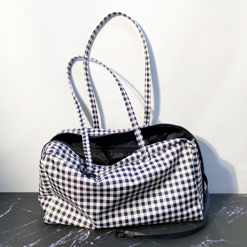 Luxury Bags Medium Size - Casual medium nylon bowler tassen voor