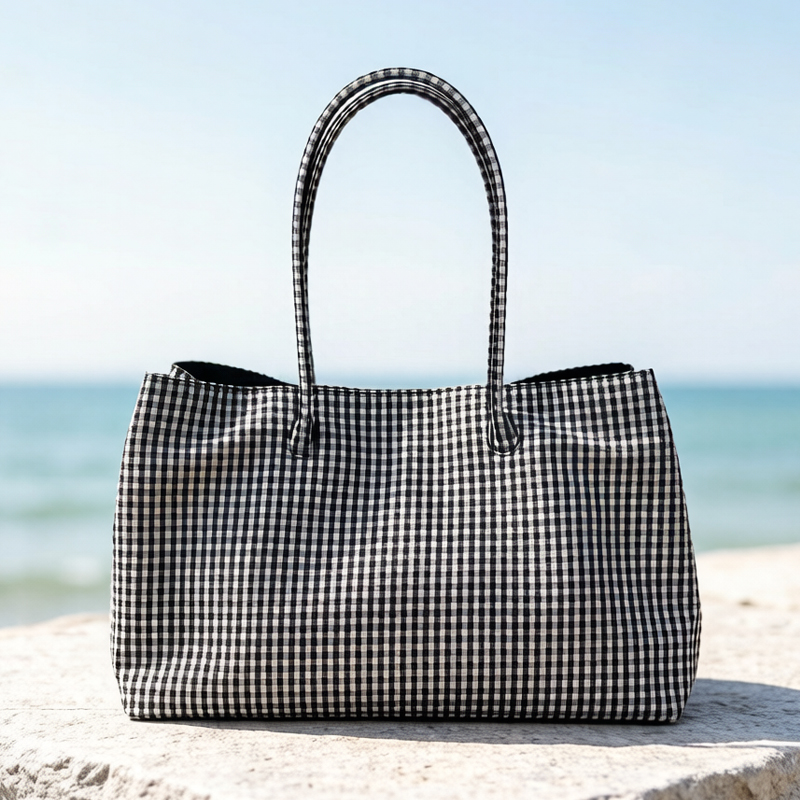Luxury Bags Of 2026 - Casual Lattice Tote Bag voor Dames