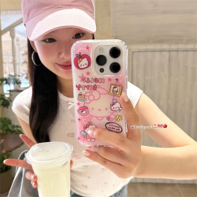 Luxury Bags From Japan - Creatieve Cartoon Schattige Kat iPhone Hoesje