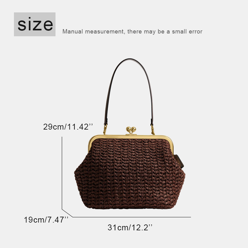 Handgeweven Kisslock Frame Sch - Luxury Bags Of 2026 recensie en prijs