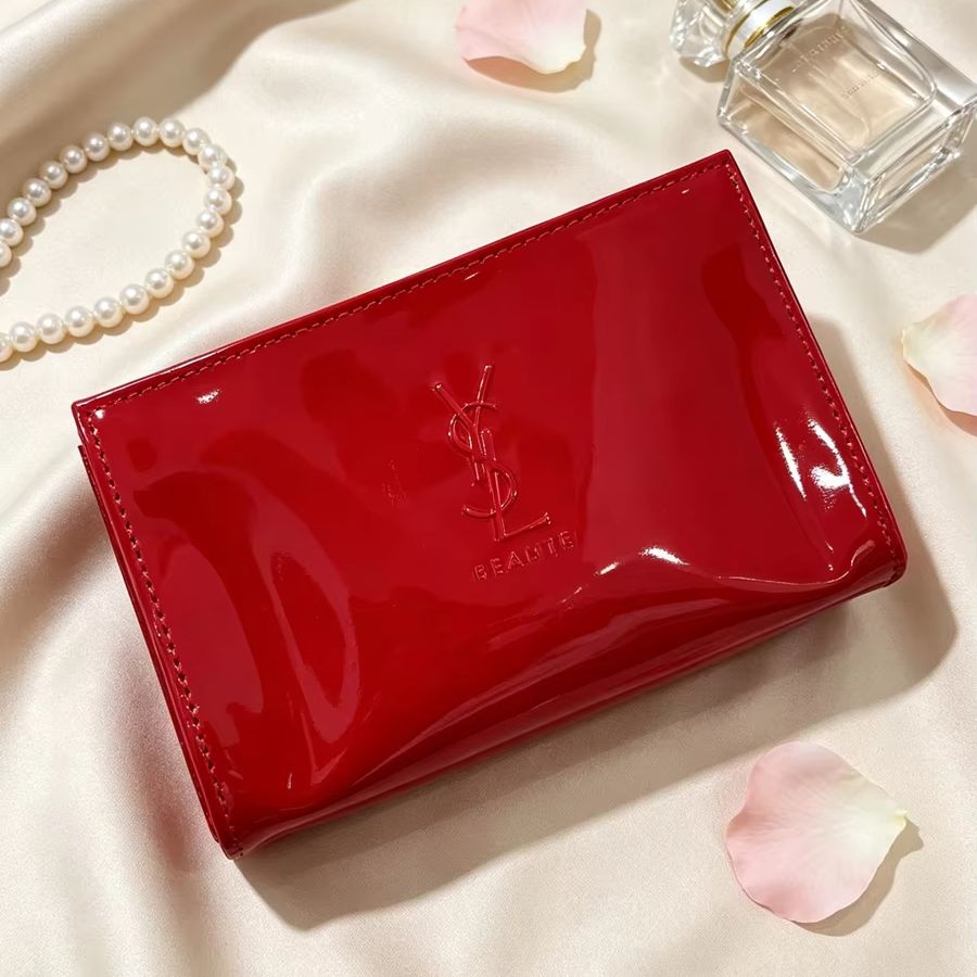 YSL Rode Lakleren Cosmetiktas  - Luxury Bags Ysl recensie en prijs