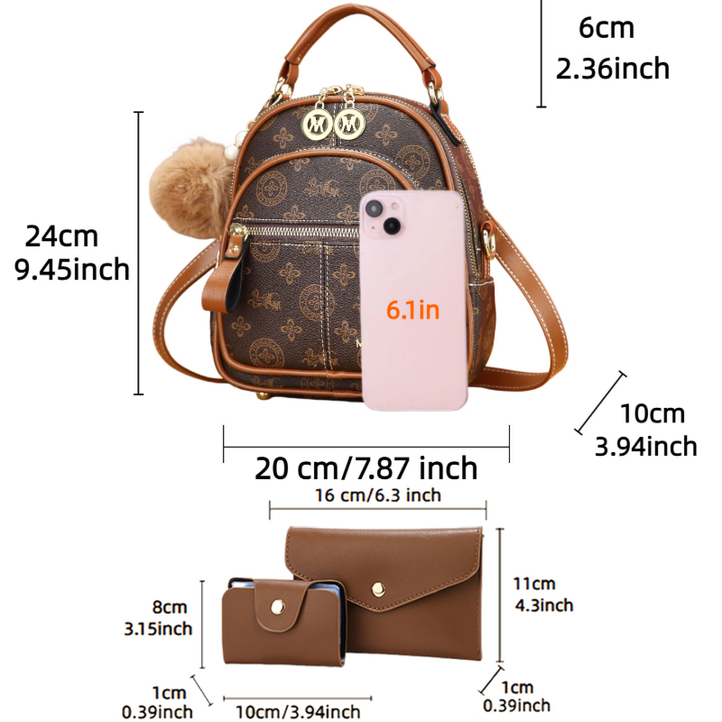 3-delige dames tasset, lichtge - Luxury Bags For You recensie en prijs