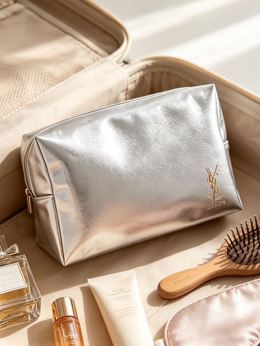 YSL Metallic Zilver Kunstleer  - Luxury Bags Ysl recensie en prijs