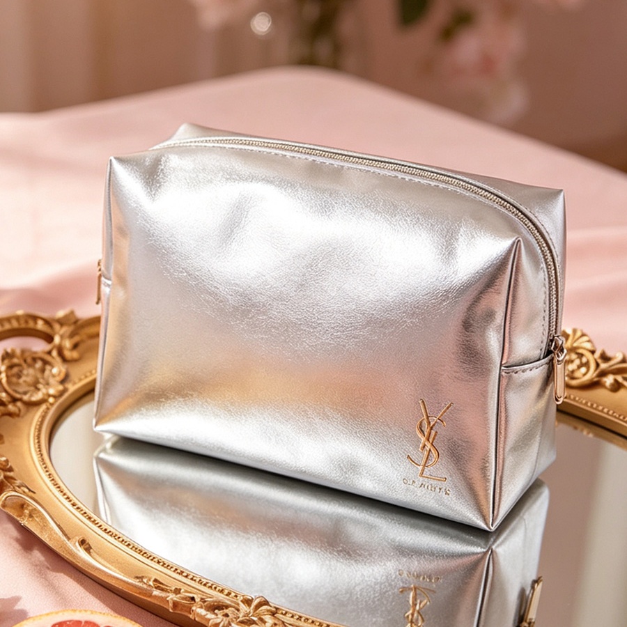 zilveren cosmetische tas, make - Luxury Bags Ysl recensie en prijs