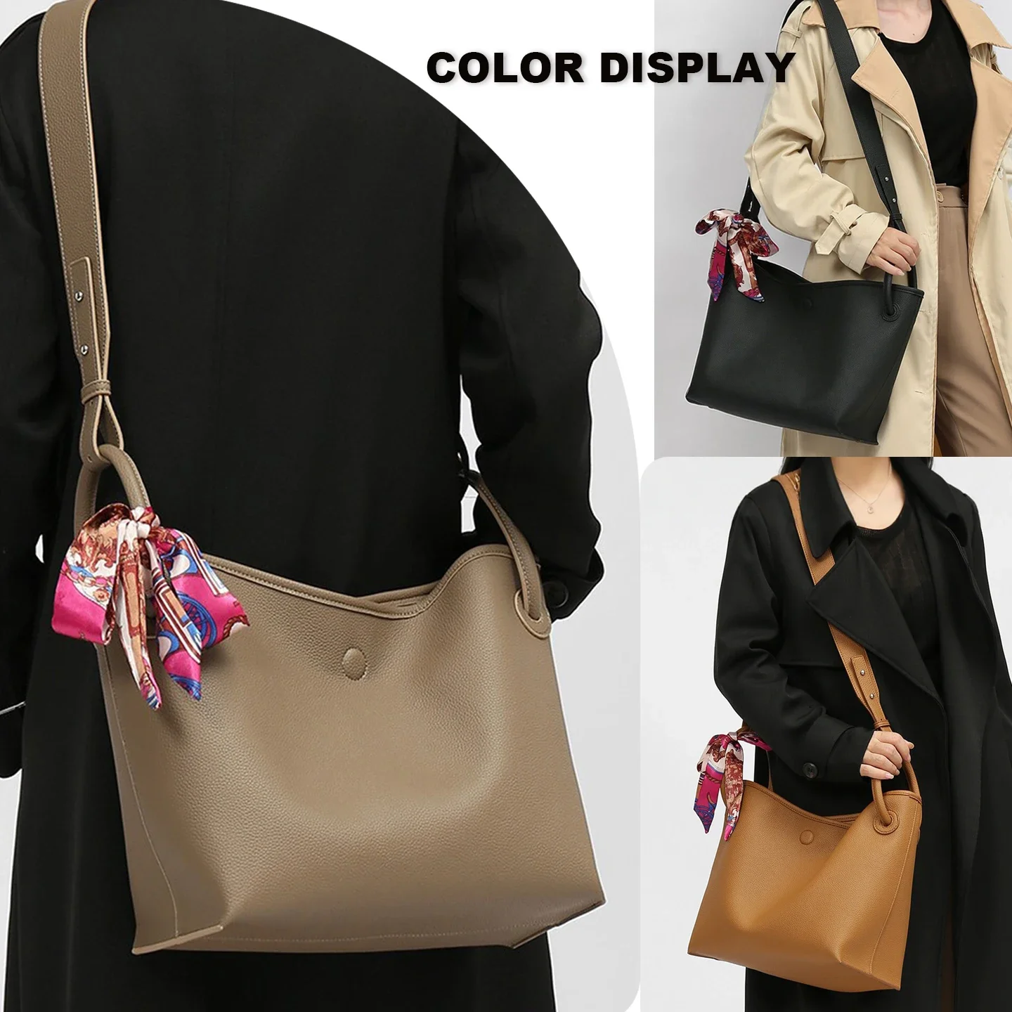 Luxe dames handtas van PU leer - Luxury Bags For You recensie en prijs