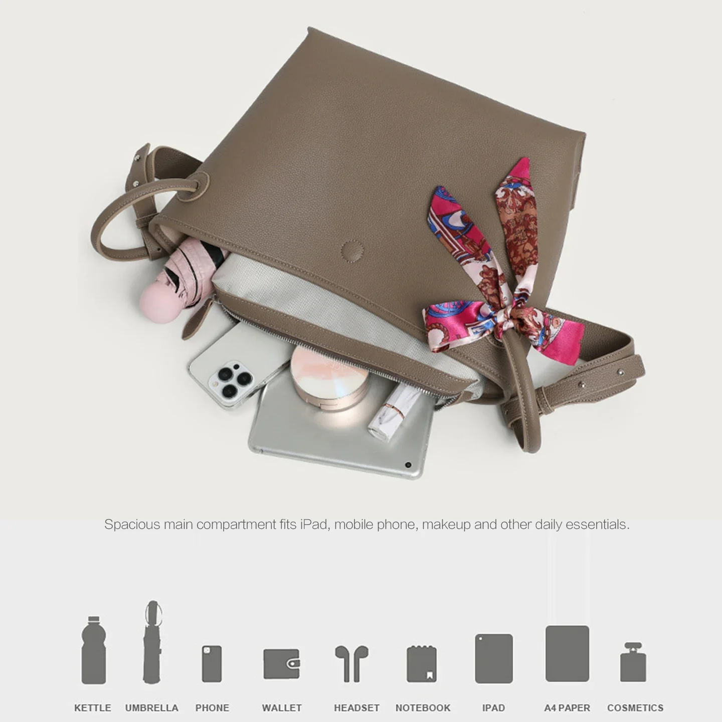 Luxe dames handtas van PU leer - Luxury Bags For You recensie en prijs