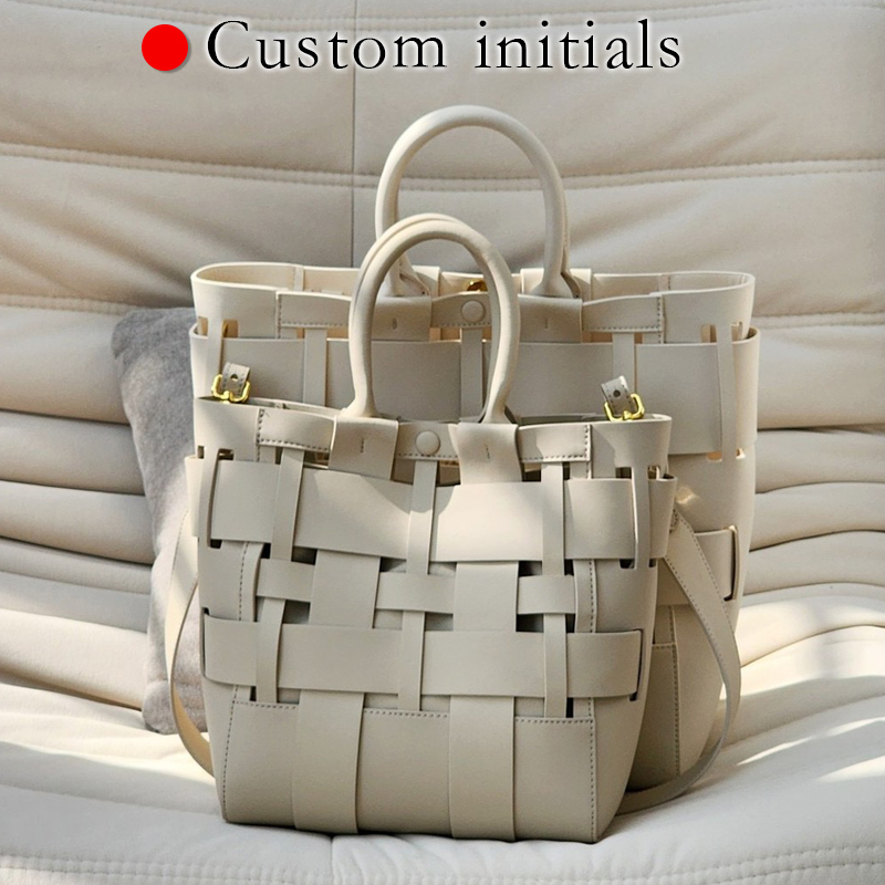 Aangepaste initialen lederen t - Luxury Tote Bags With Zipper recensie en prijs