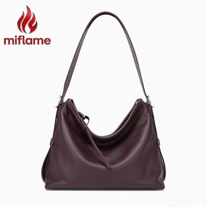 Echte leren schoudertas voor d - Quiet Luxury Bags Tote recensie en prijs
