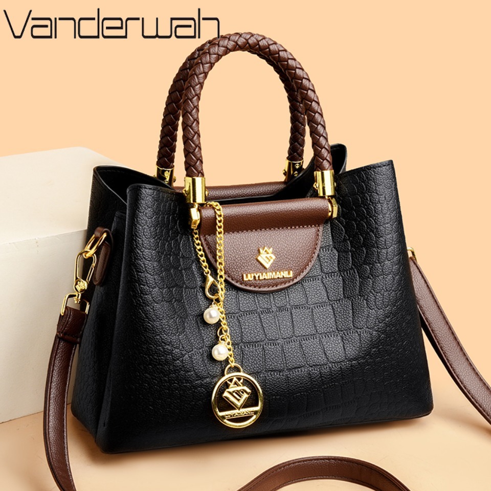 Geweven handvat Echt merk Hoge - Luxury Tote Bags With Zipper recensie en prijs