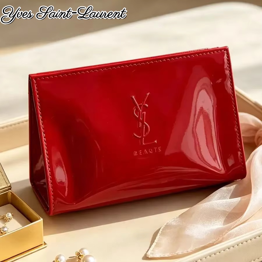 YSL Rode Lakleren Cosmetische  - Luxury Bags Ysl recensie en prijs