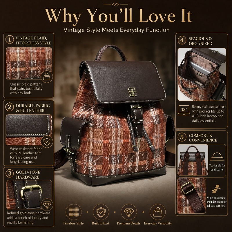CHHC Mode Kleurblok Rugzak Dat - Luxury Bags For You recensie en prijs